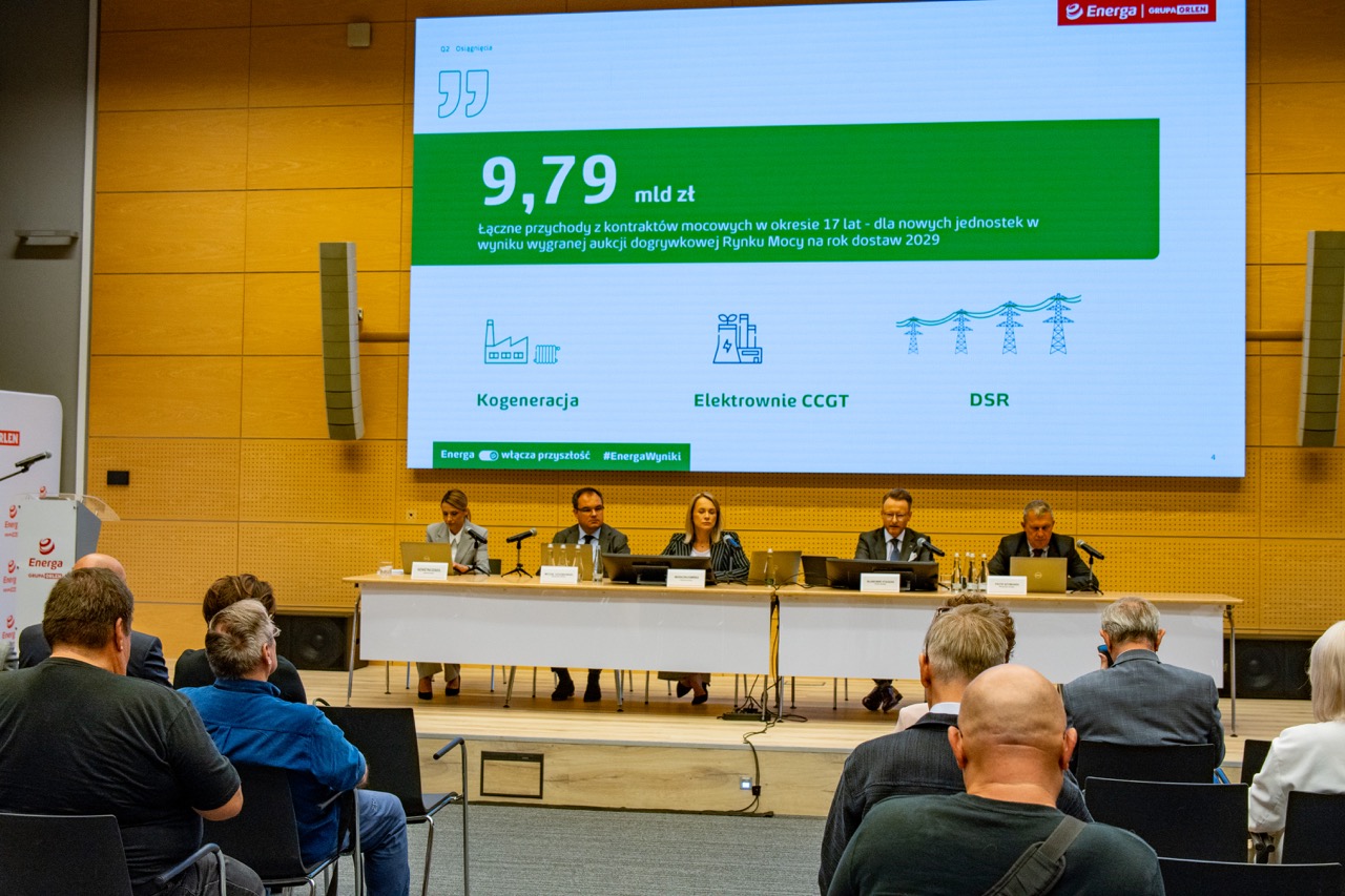 konferencja wynikowa Energi