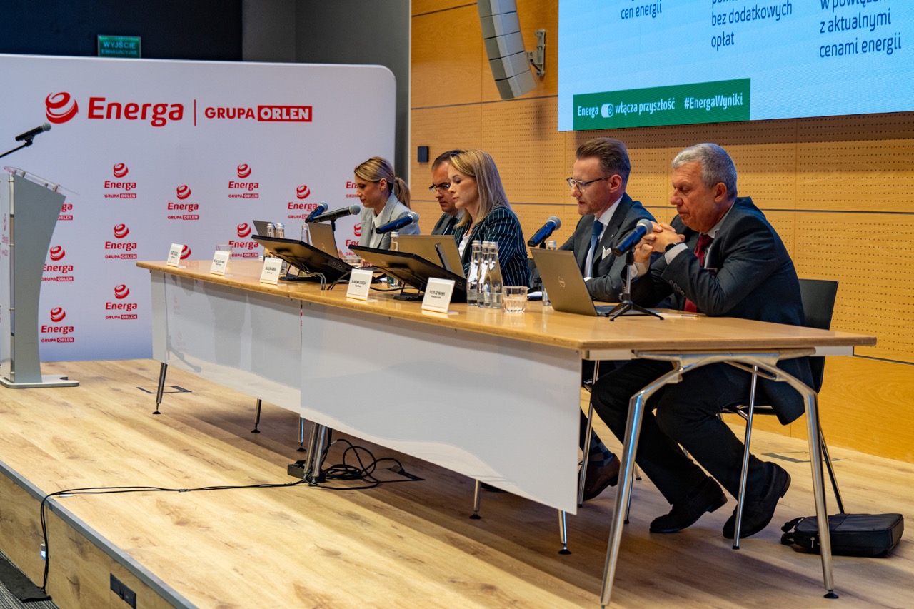 konferencja wynikowa Energi