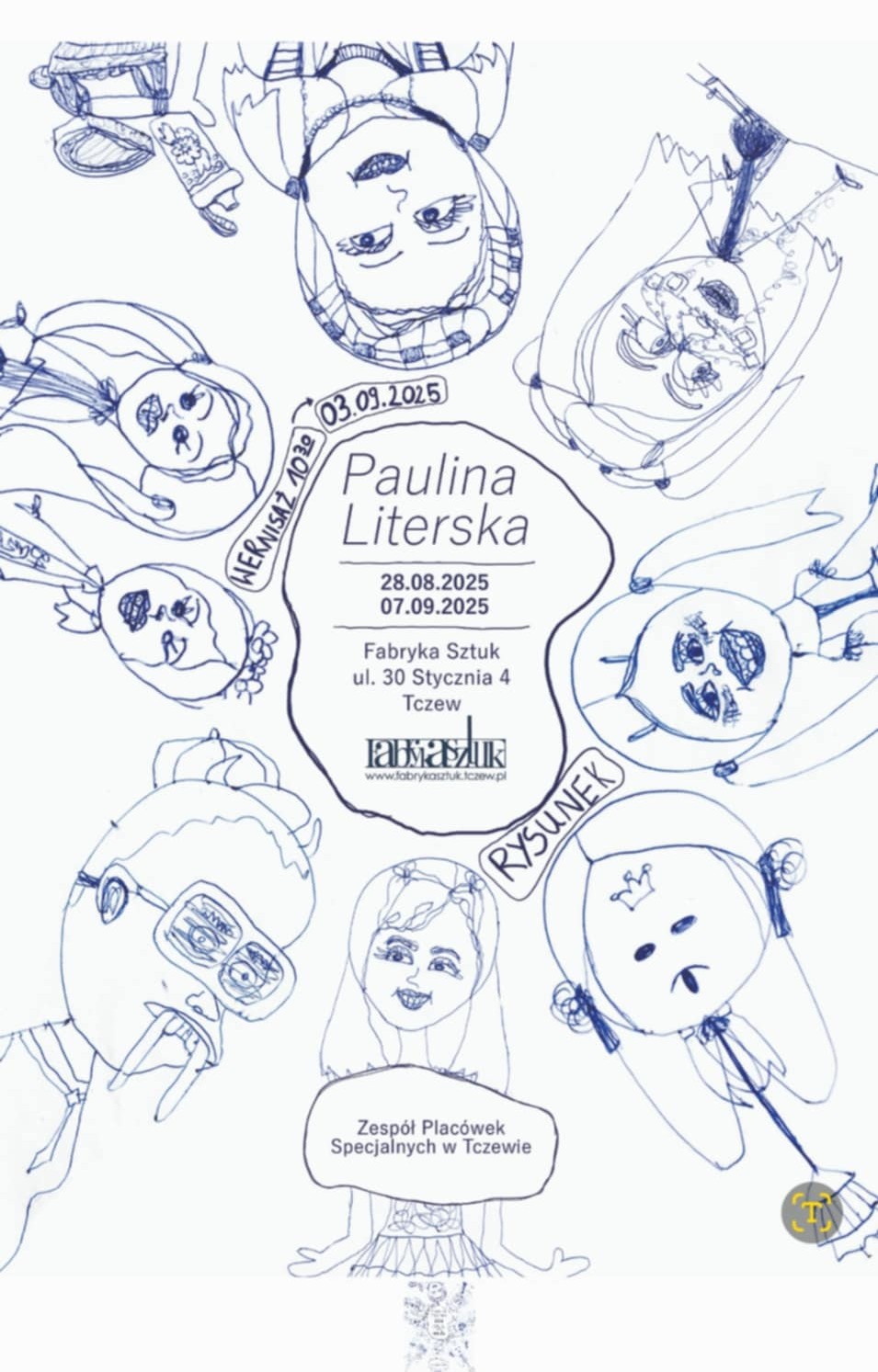 wystawa Pauliny Literskiej, plakat