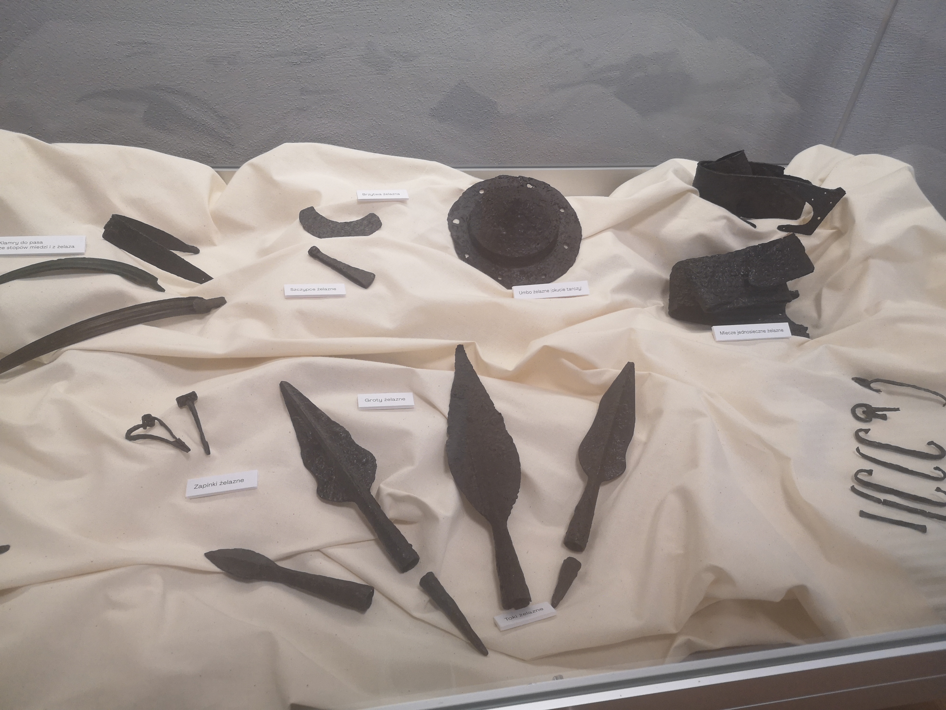 przedmioty znalezione na terenie dawnej Cukrowni w Pruszczu Gdańskim