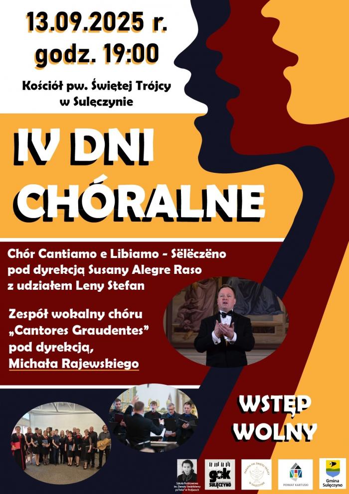 IV Dni Chóralne w Sulęczynie, plakat