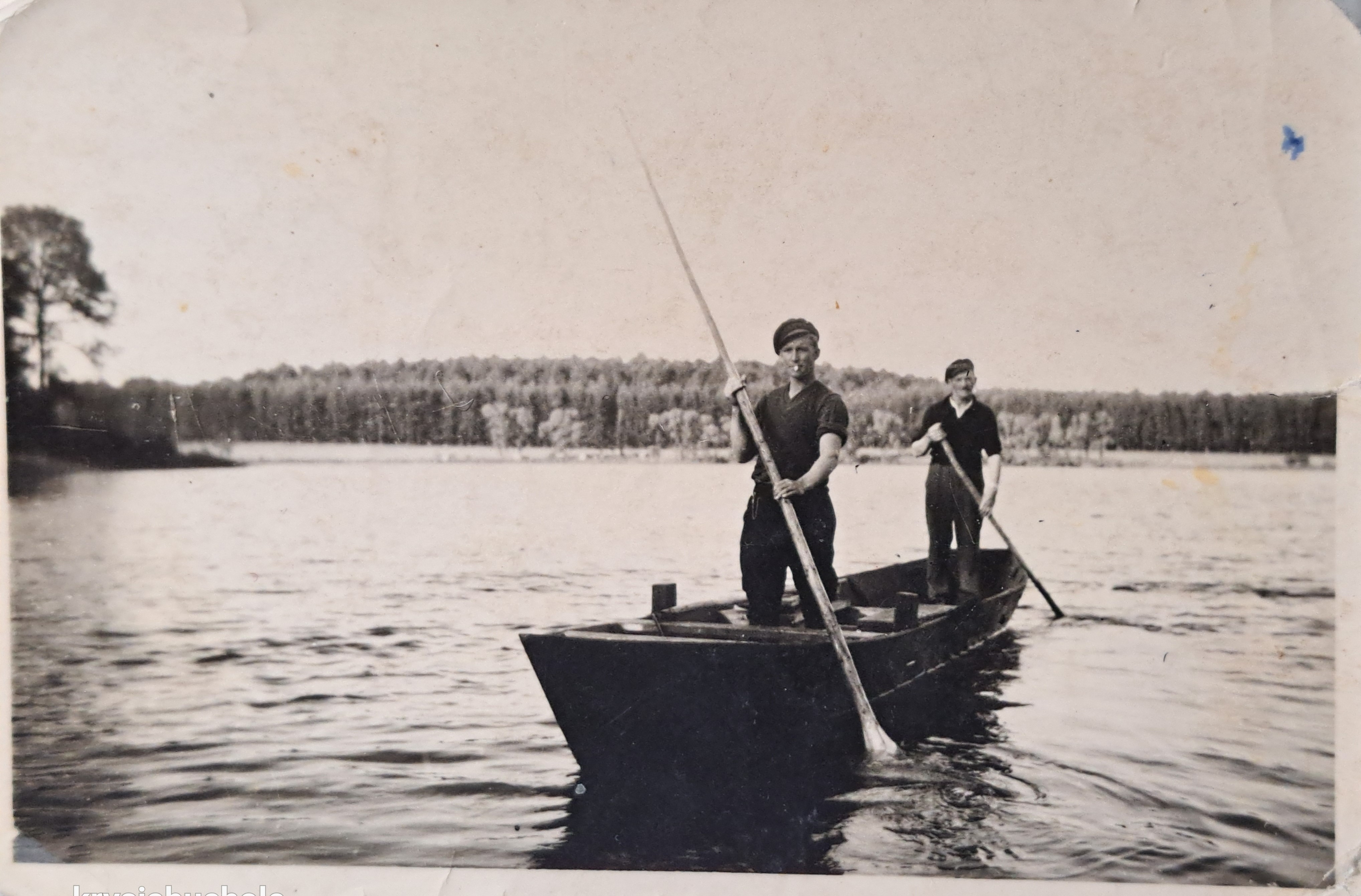 Antoni Kubiś z bratem