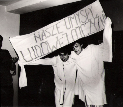 III LO w Gdyni. Dzień Głupka, czyli prima aprilis, rok 1980 lub ’81