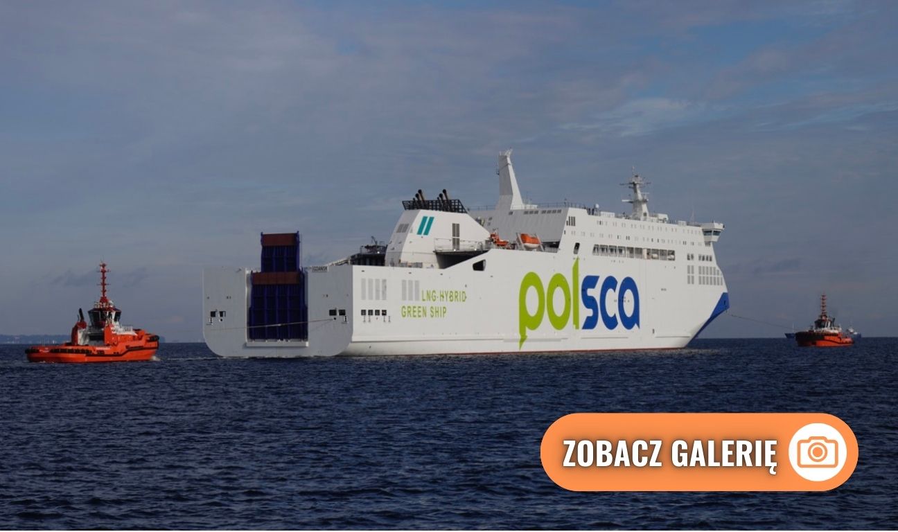 prom Jantar Unity na próbach morskich