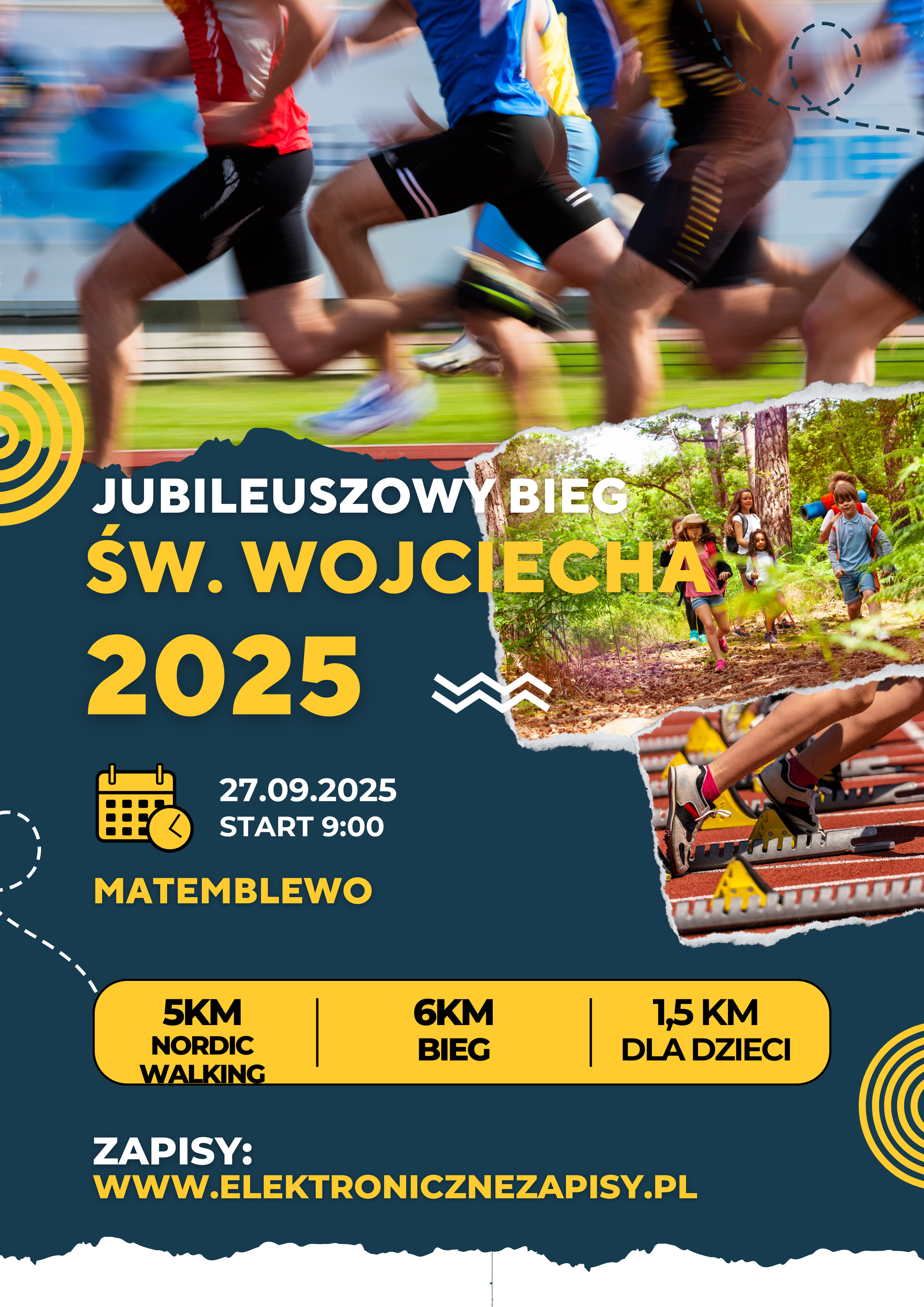 Bieg św. Wojciecha, plakat