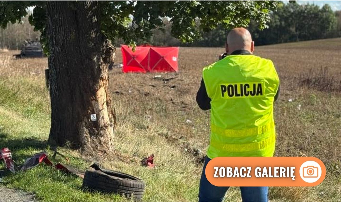 śmiertelny wypadek pod Czarną Dąbrówką
