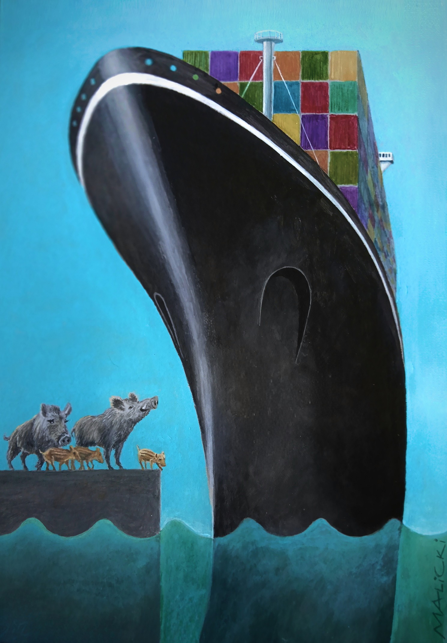 Jarek Malicki, „Dziki w porcie”