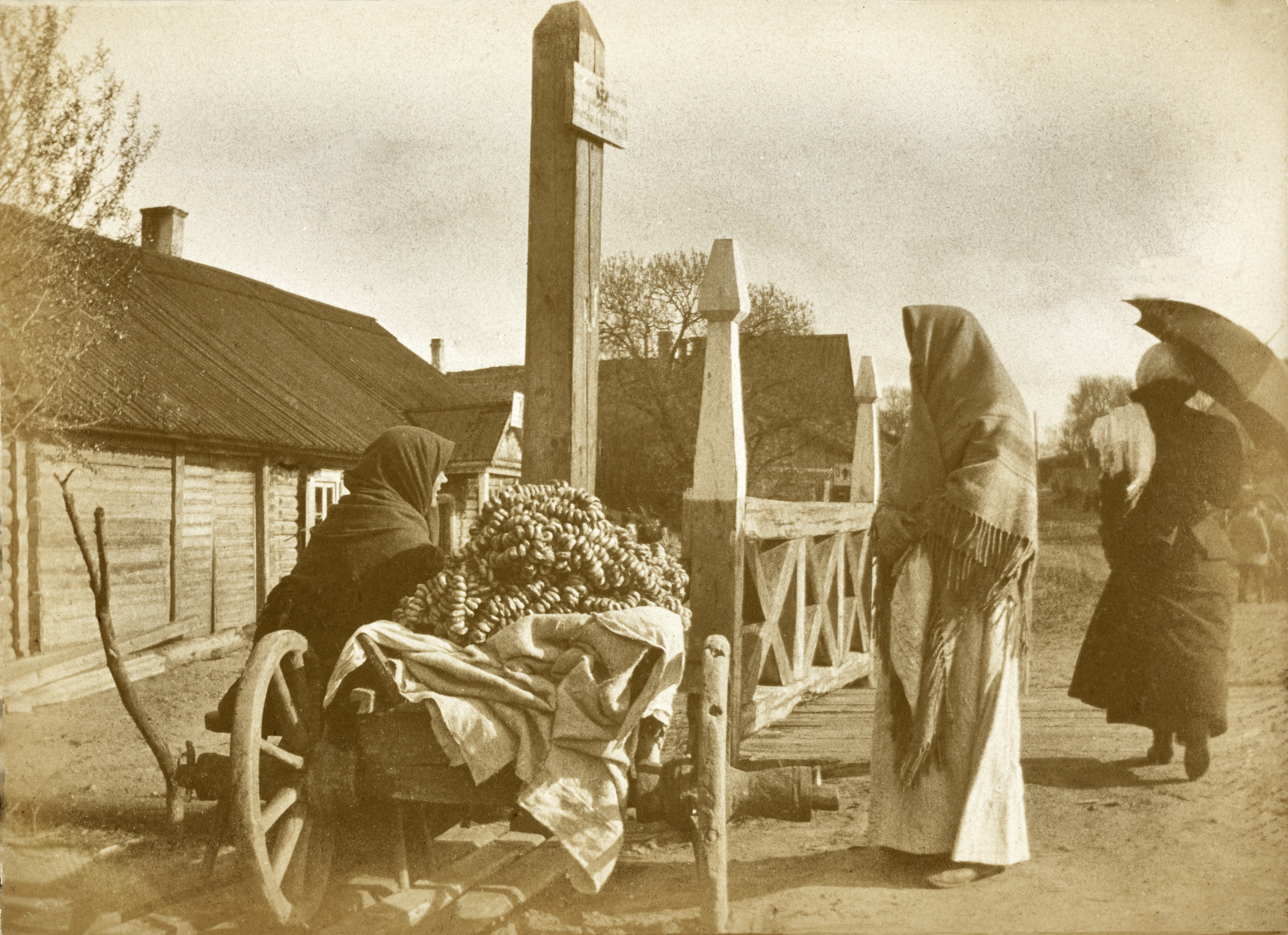 zdjęcie St. Filiberta Fleury'ego na wystawie „Zgiełk i światło jarmarków wileńskich”