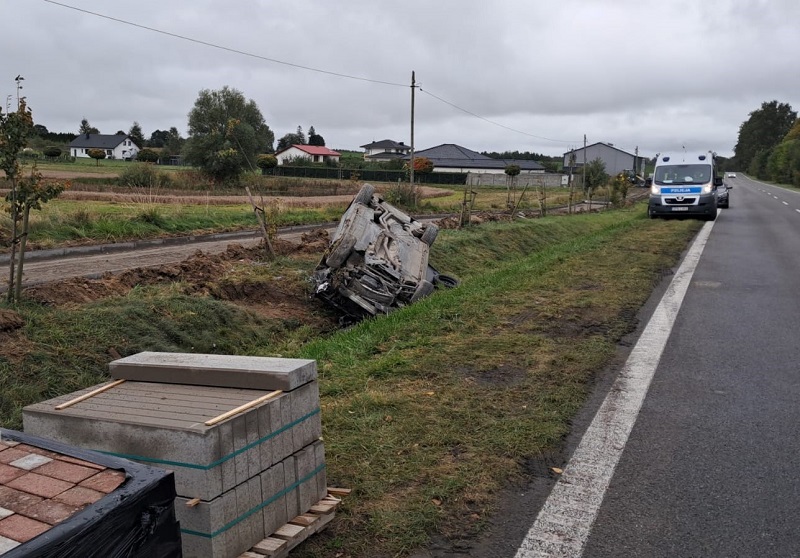 wyadek pod Lęborkiem, między Krępą Kaszubską a Darżkowem