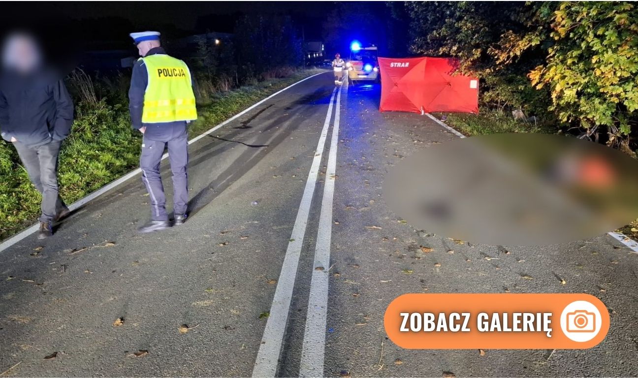 śmiertelny wypadek w Łebieńskiej Hucie