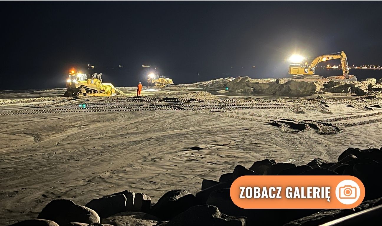 refulacja plaży na Westerplatte