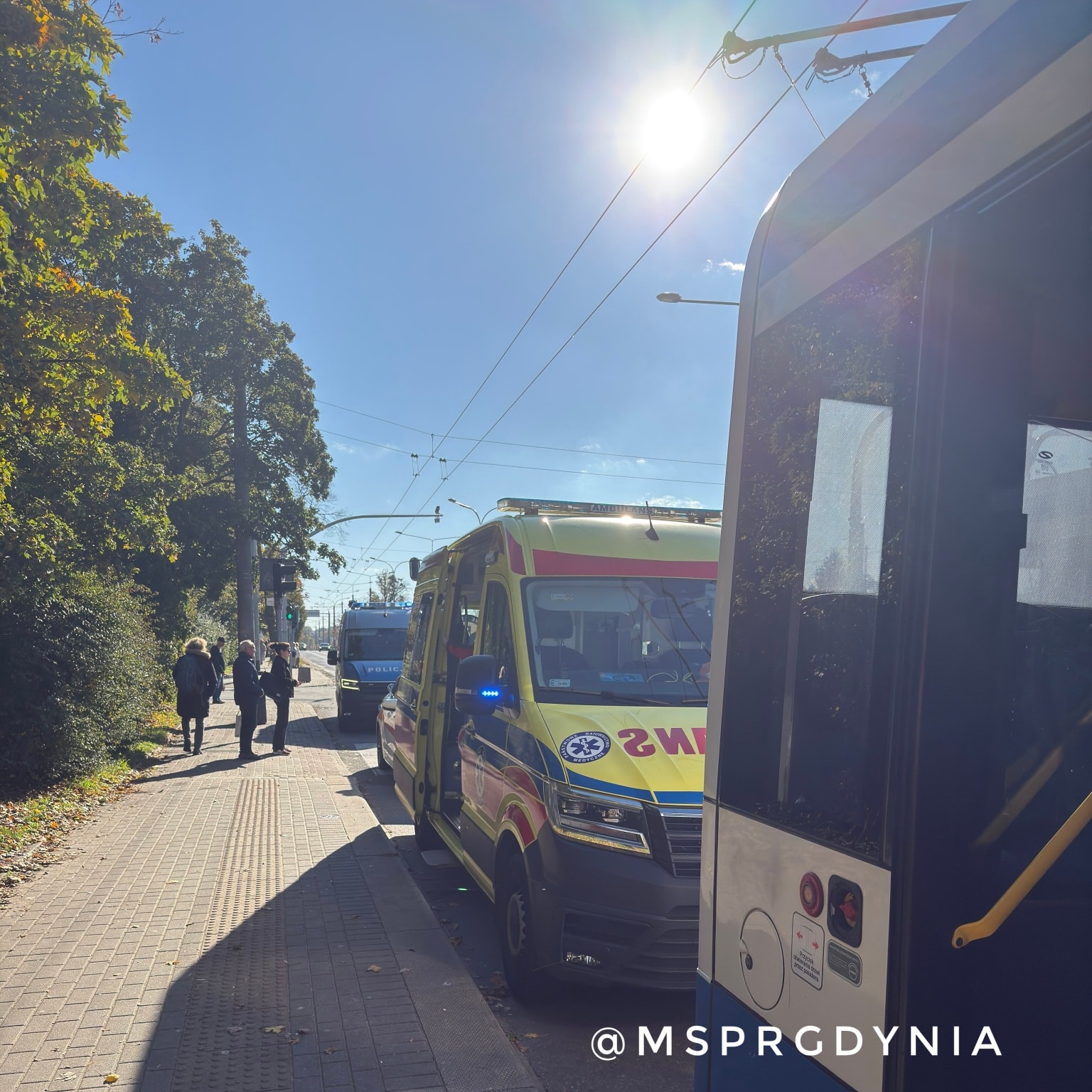 wypadek w autobusie linii S w Gdyni