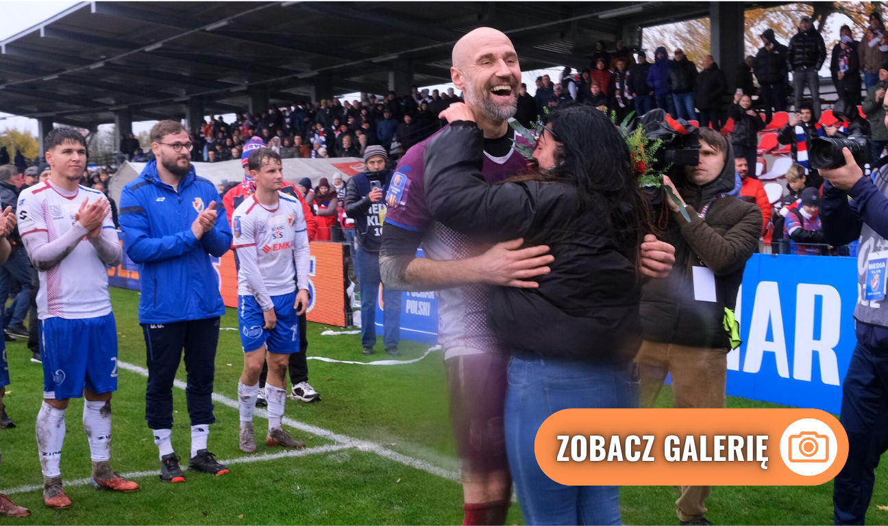 oświadczyny po meczu Gryf Słupsk - Lech Poznań