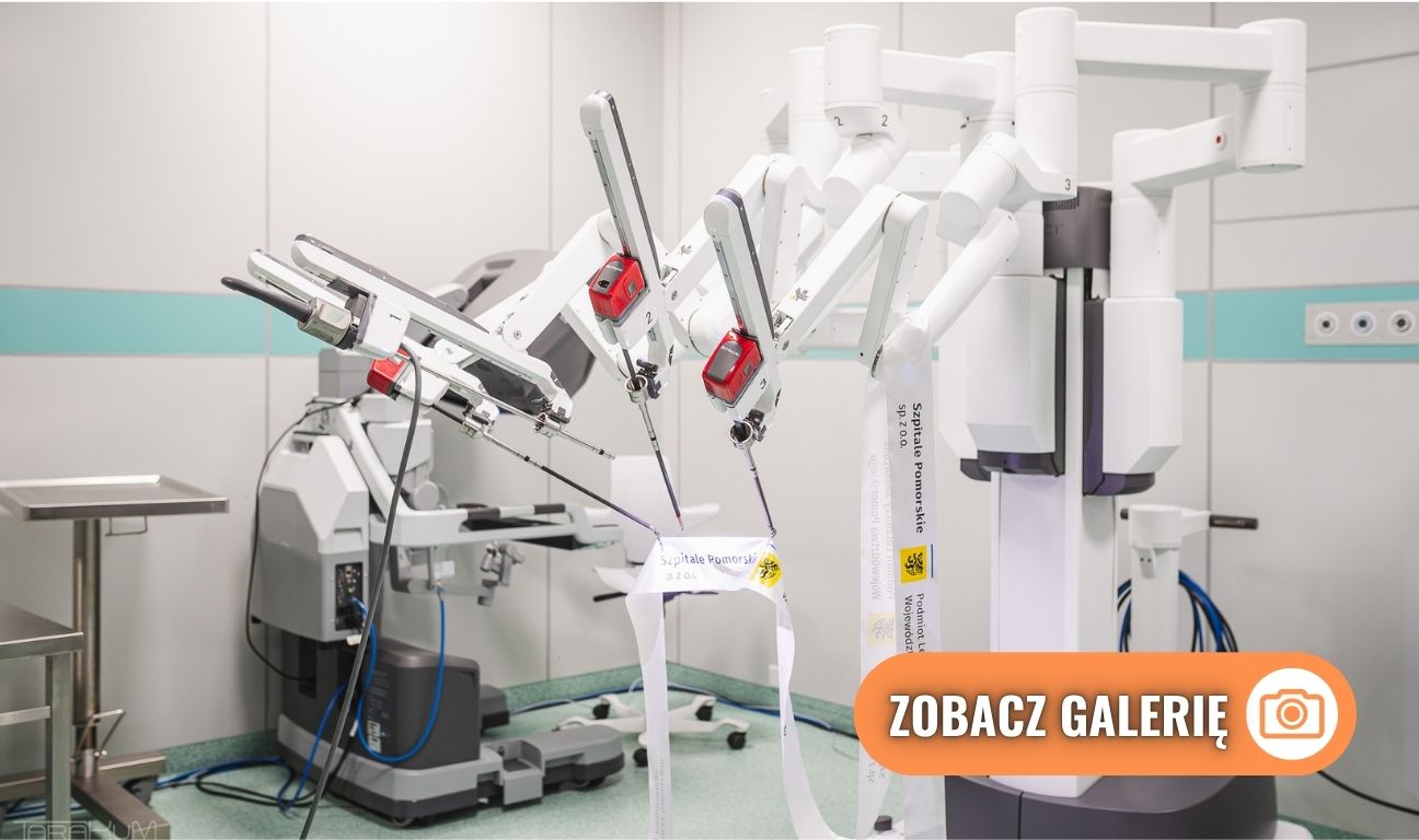 robot da Vinci w szpitalu w Wejherowie