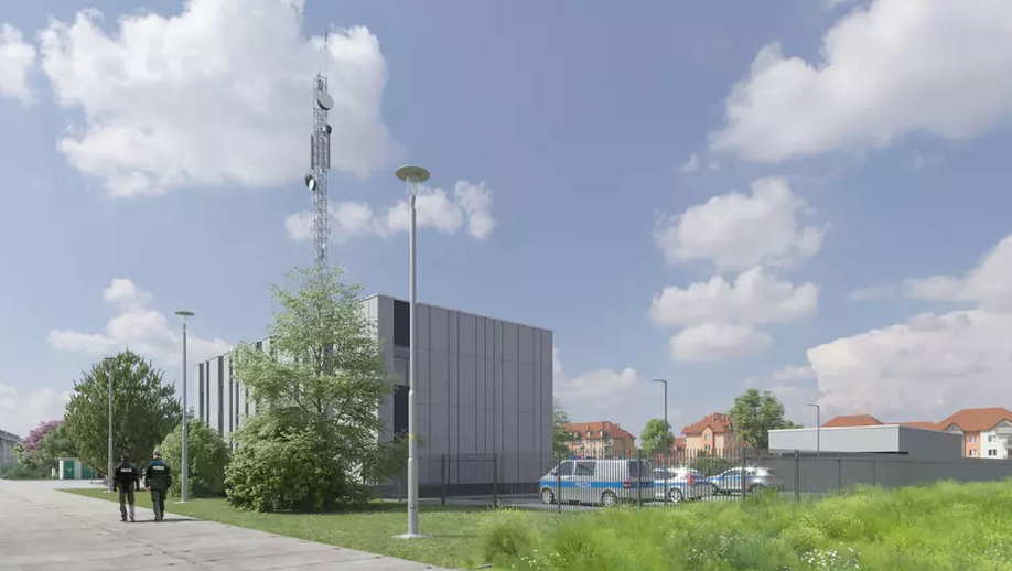 nowy komisariat w Gdańsku-Osowej, wizualizacja