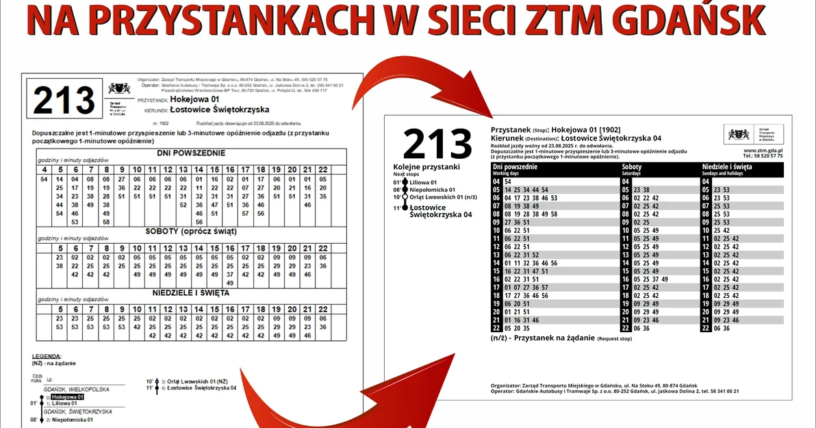 nowe rozkłady jazdy w Gdańsku