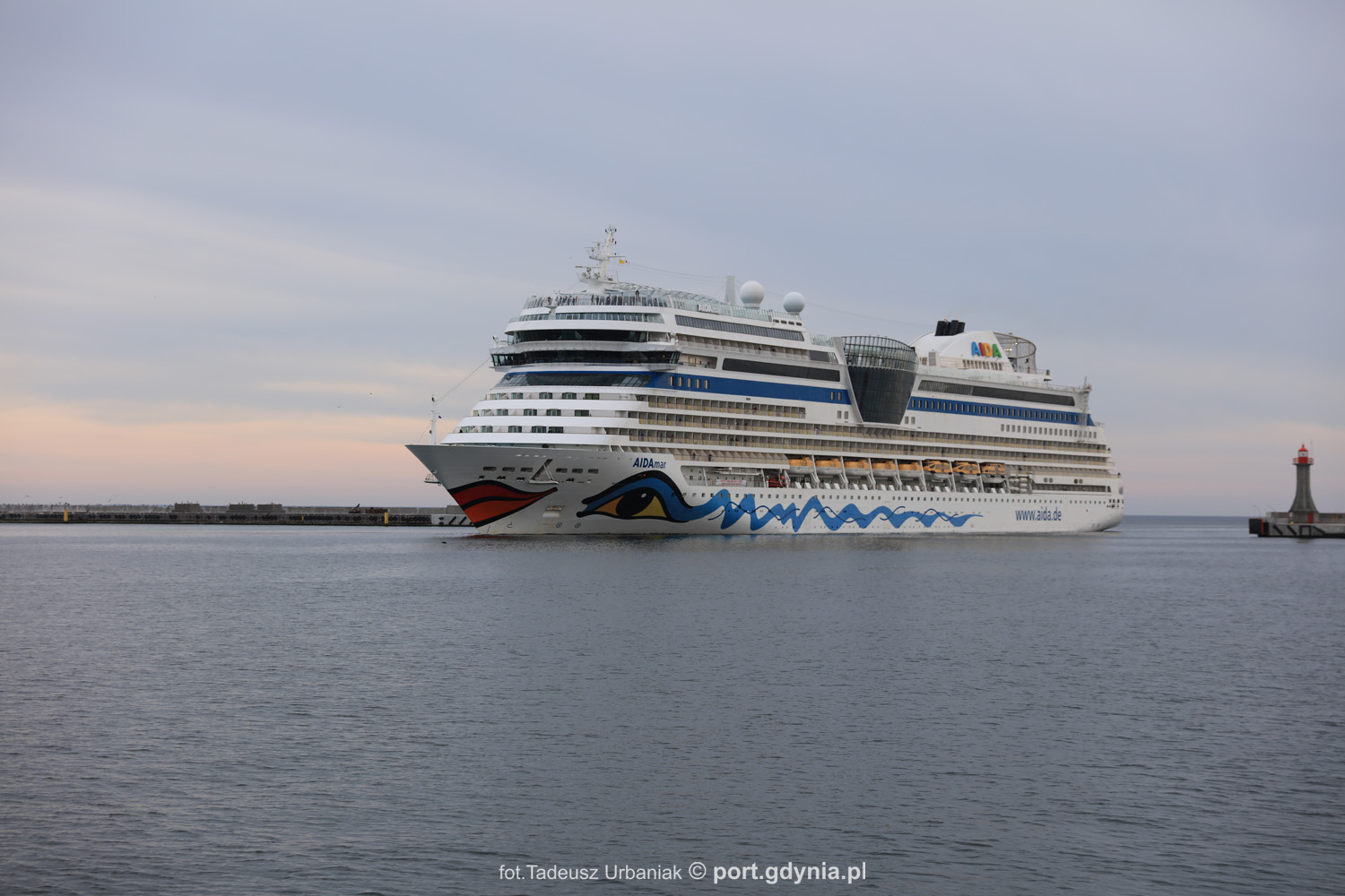 wycieczkowiec AIDAmar, Port Gdynia
