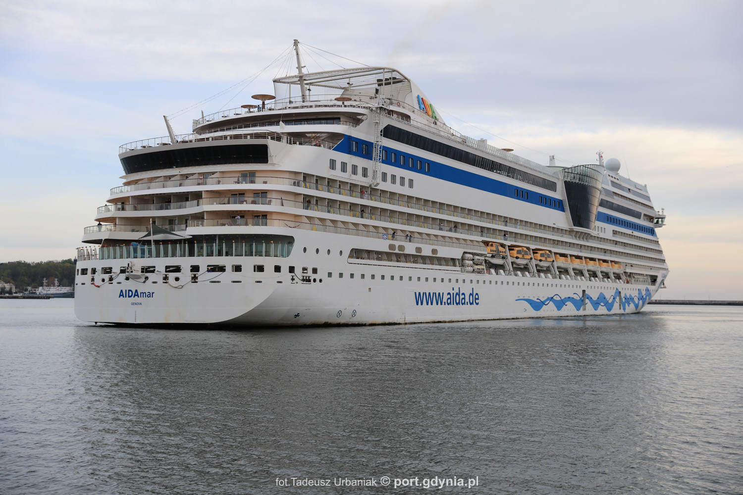 wycieczkowiec AIDAmar, Port Gdynia