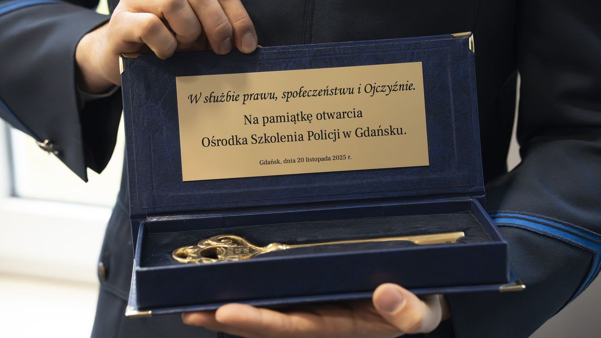 otawrcie Ośrodka Szkolenia Policji w Gdańsku