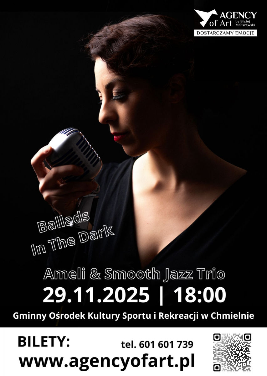 Ameli & Smooth Jazz Trio, plakat koncertu