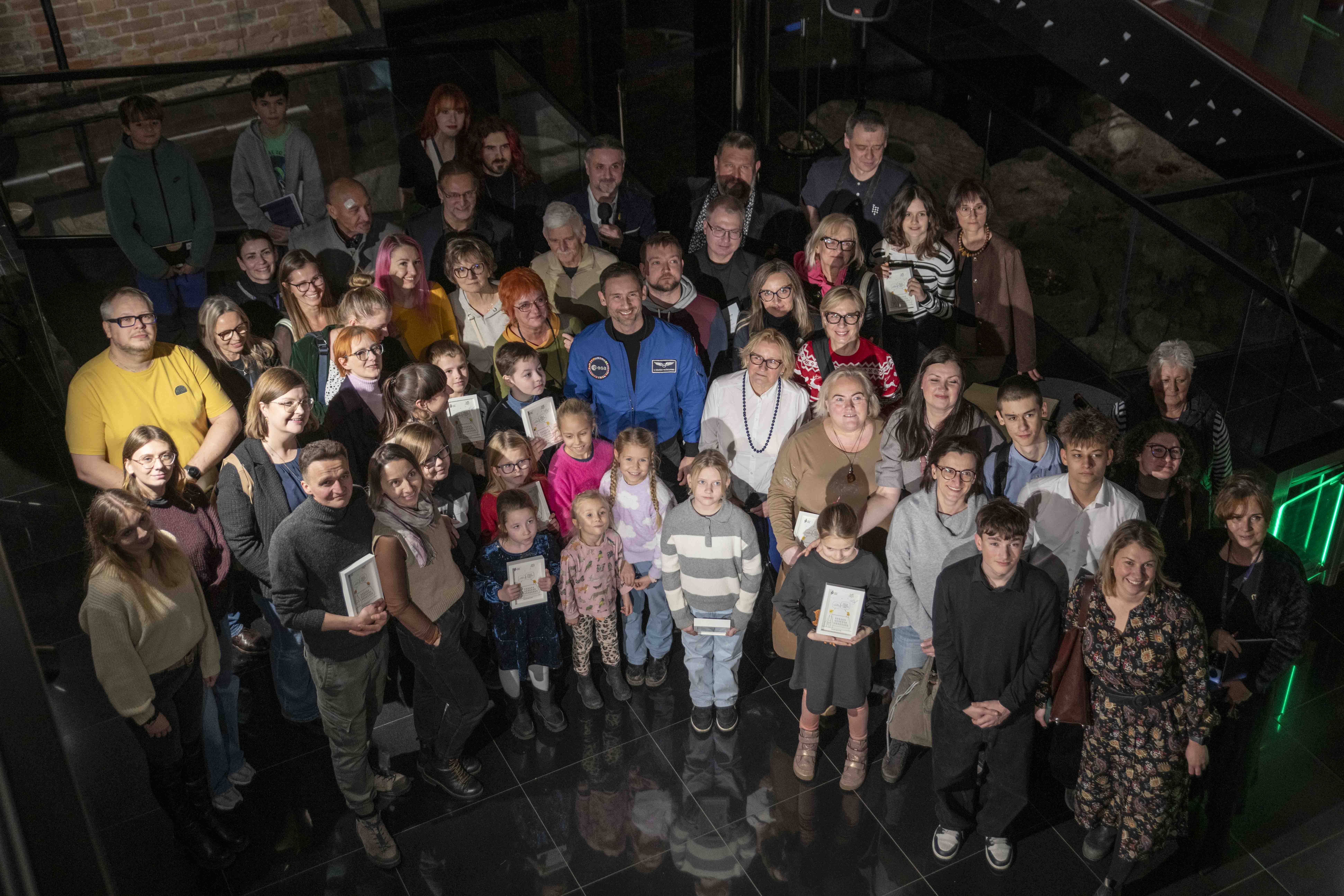 dr Sławosz Uznański-Wiśniewski w Muzeum Bursztynu