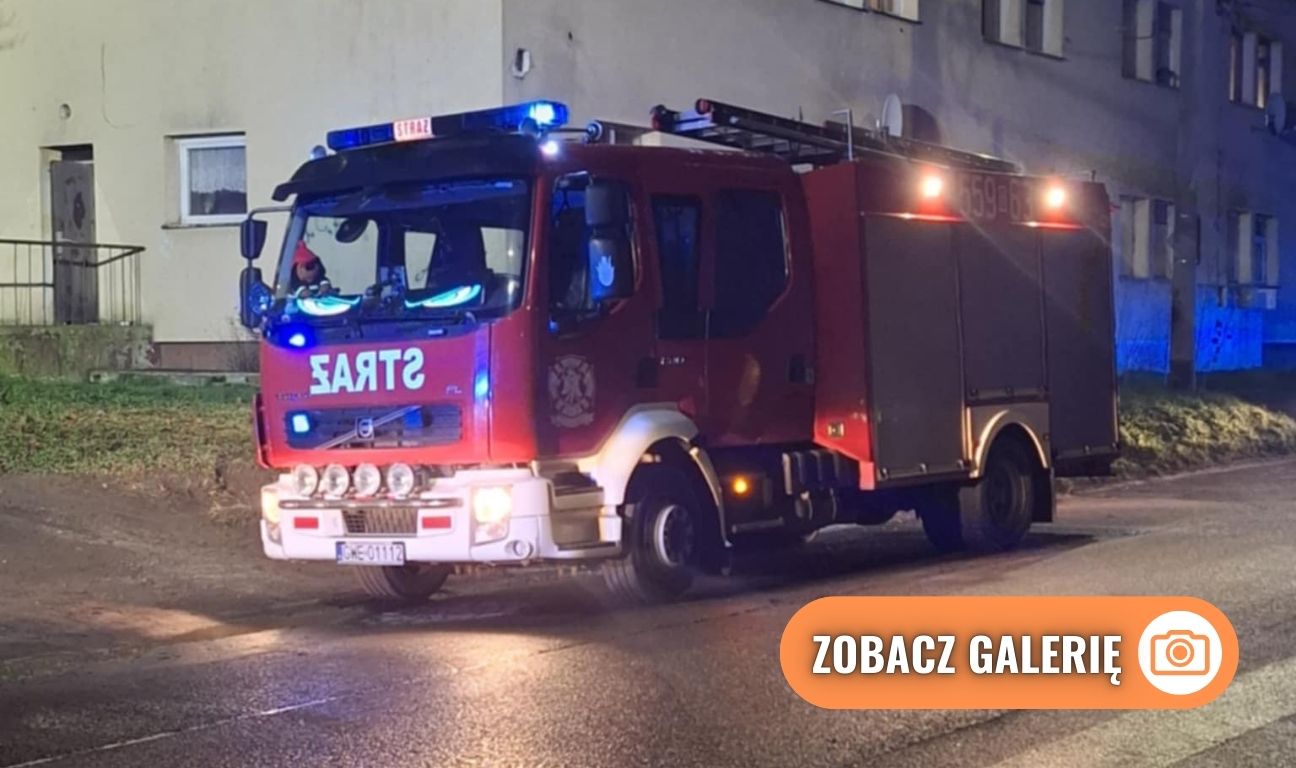 pożar w Gościcinie