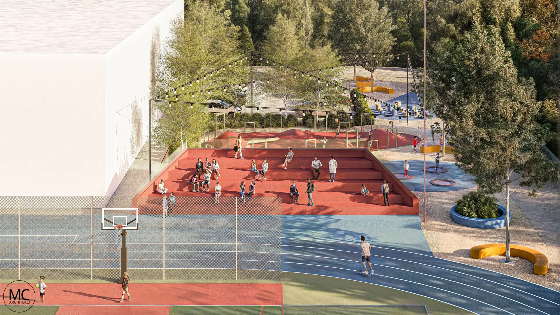 boisko sportowe przy PSP 8, Starogard Gdański