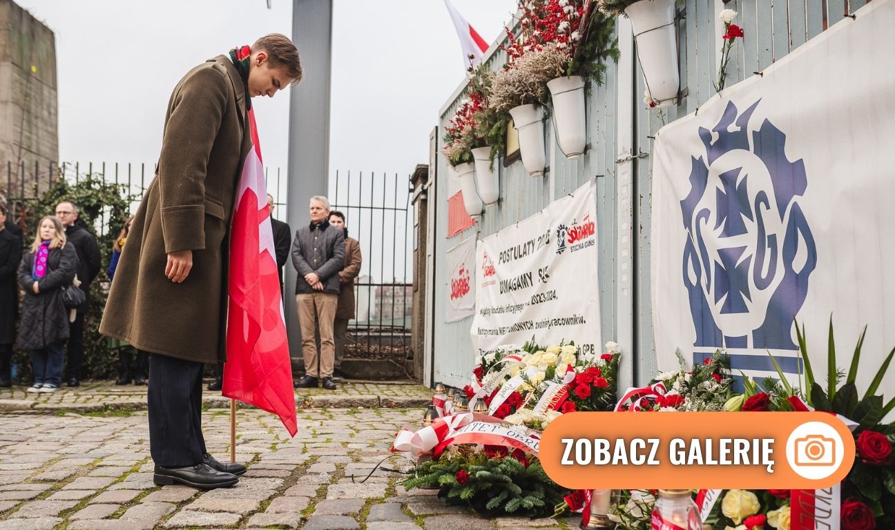 44. rocznica wprowadzenia stanu wojennego, uroczystości w Gdańsku