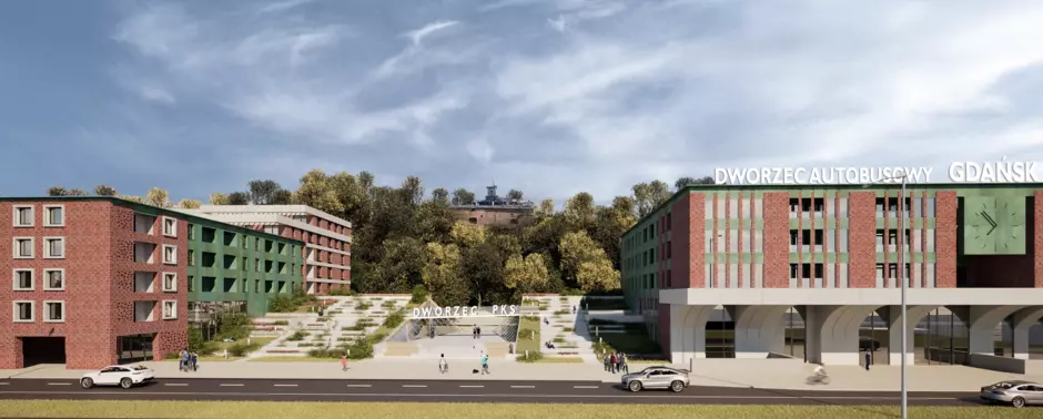 dworzec PKS w Gdańsku, wizualizacja