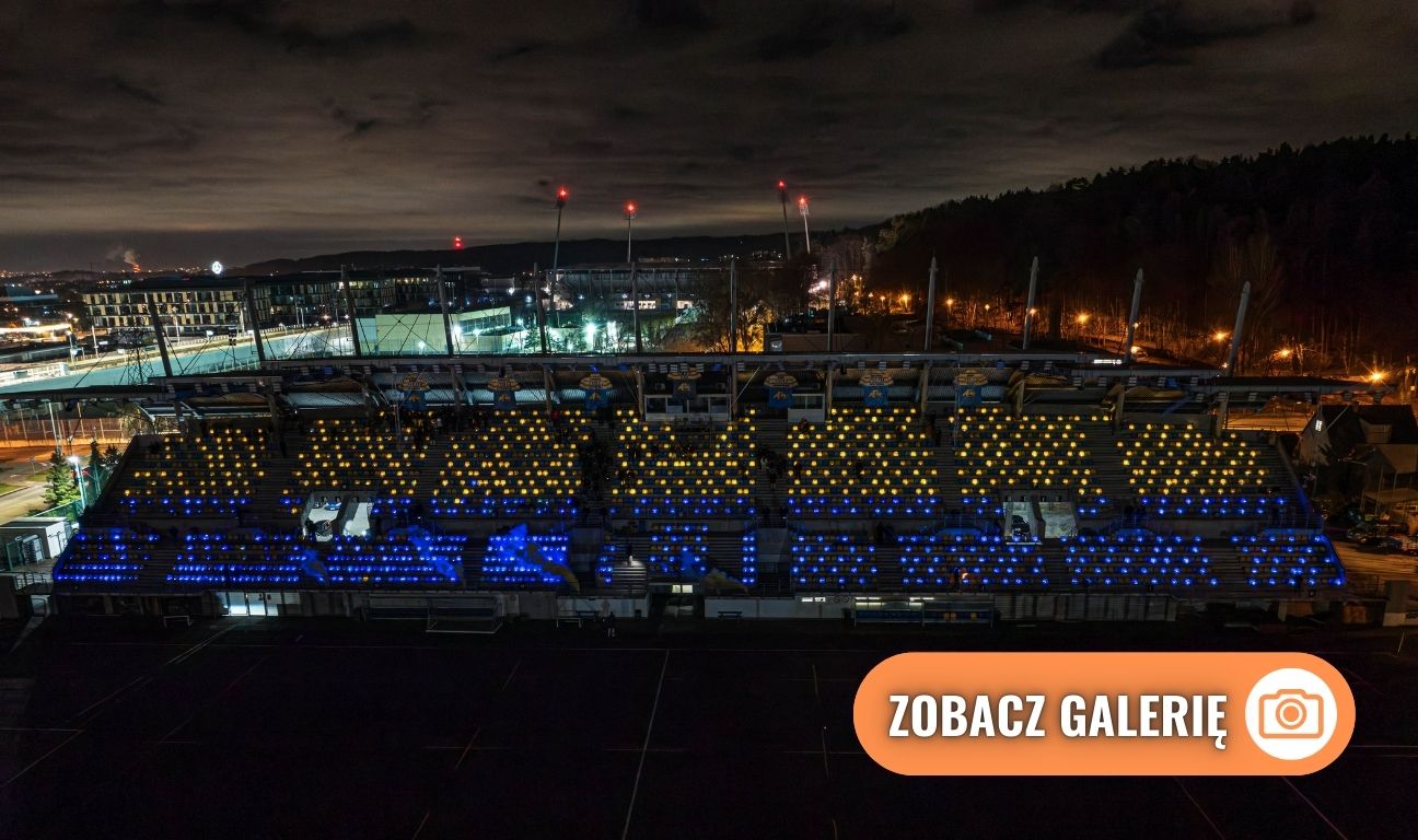 Narodowy Stadion Rugby w Gdyni, świąteczna ilumiacja 2025