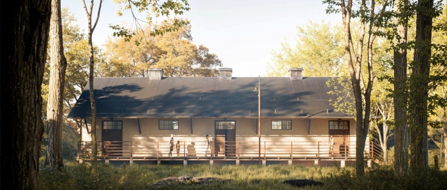 wizualizacja schronu amunicyjnego nr 1 