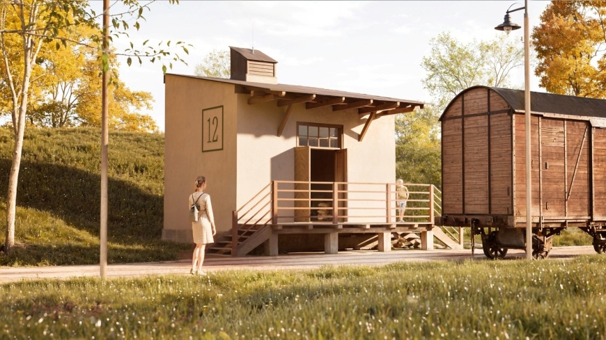 wizualizacja schronu amunicyjnego nr 12 