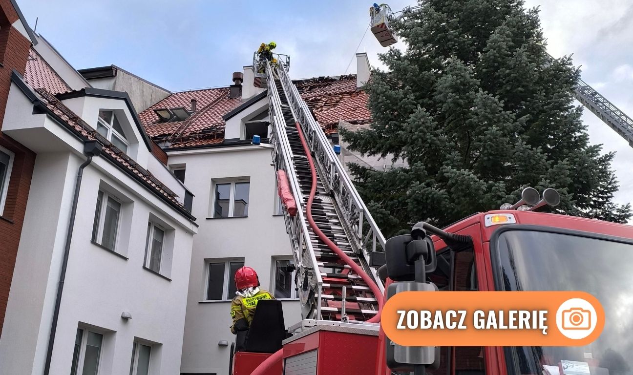 pożar ZUS w Sztumie