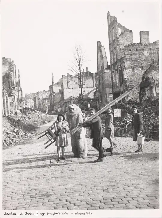 ul. Grobla IV, róg Straganiarskiej, Gdańsk 1946