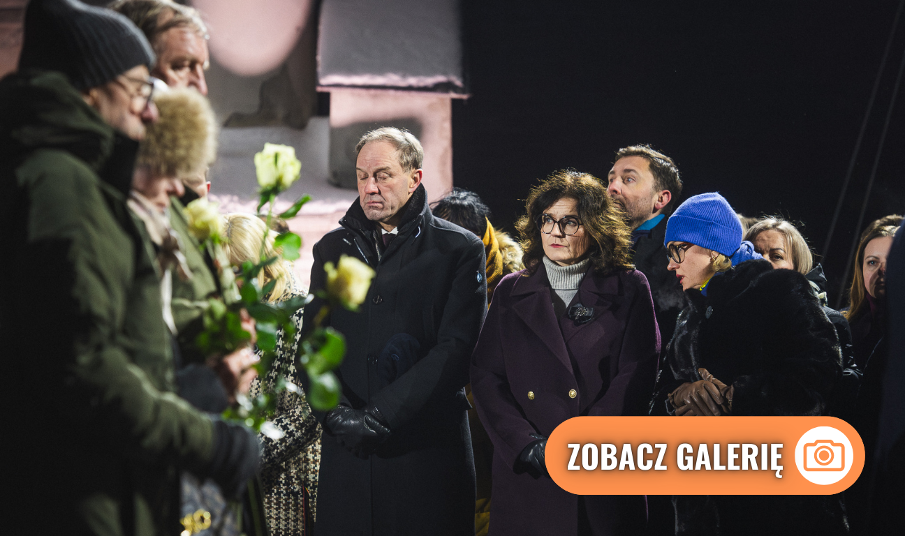 7. rocznica śmierci Pawła Adamowicza, uroczystości przy tablicy pamiątkowej, Gdańsk 2026