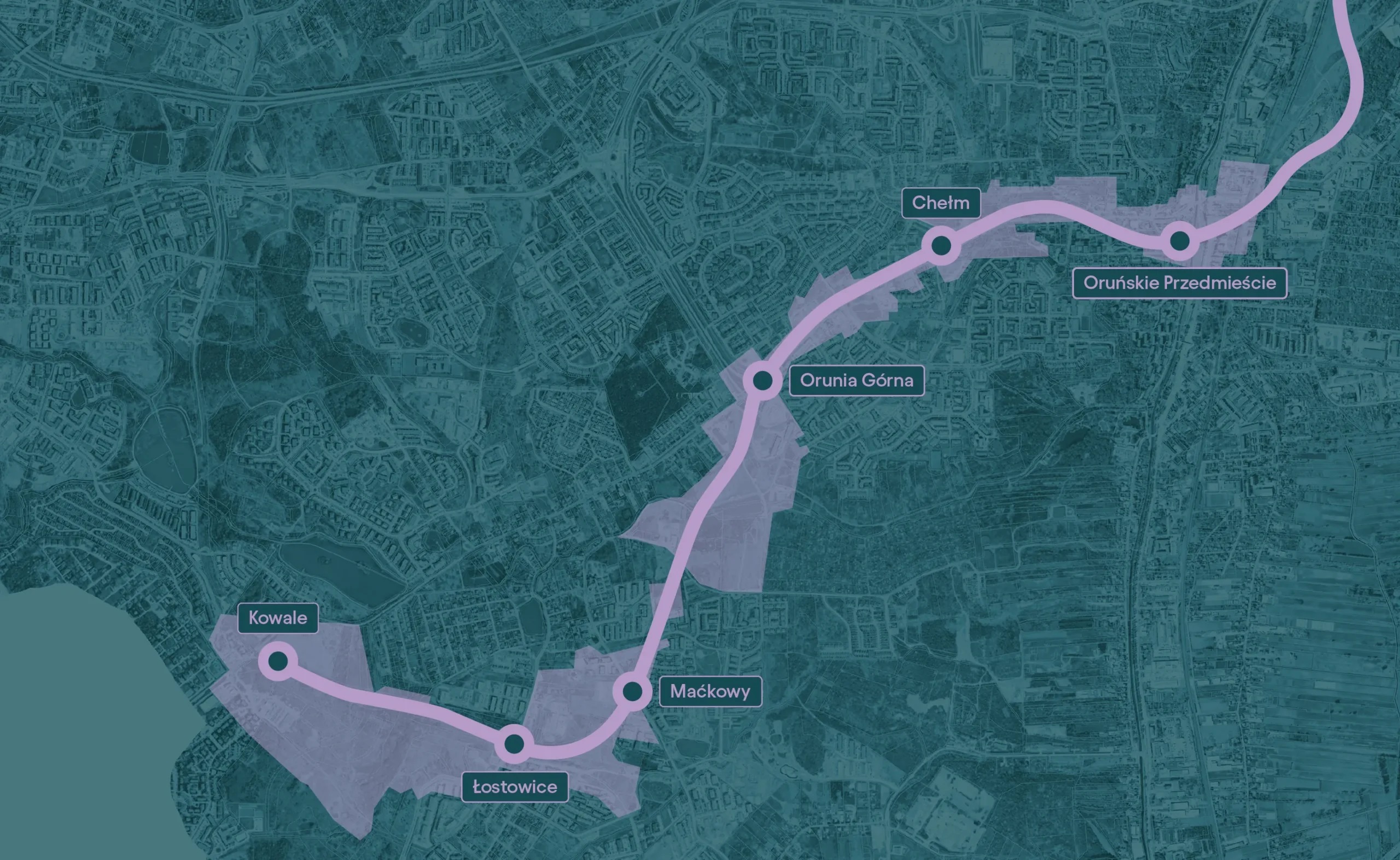 Masterplan Gdańsk Nowe Południe, zasięg projektu