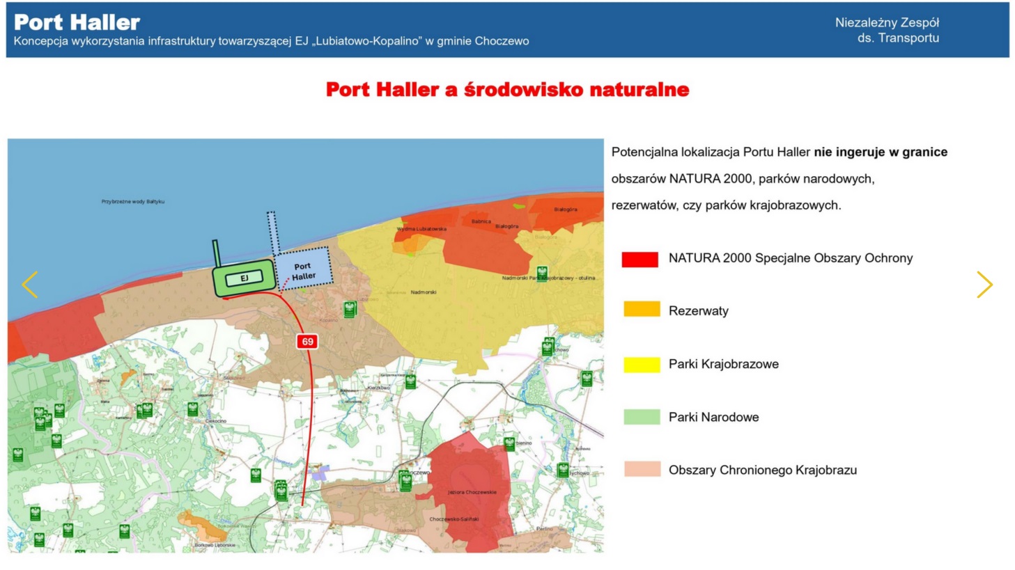 Port Haller, lokalizacja