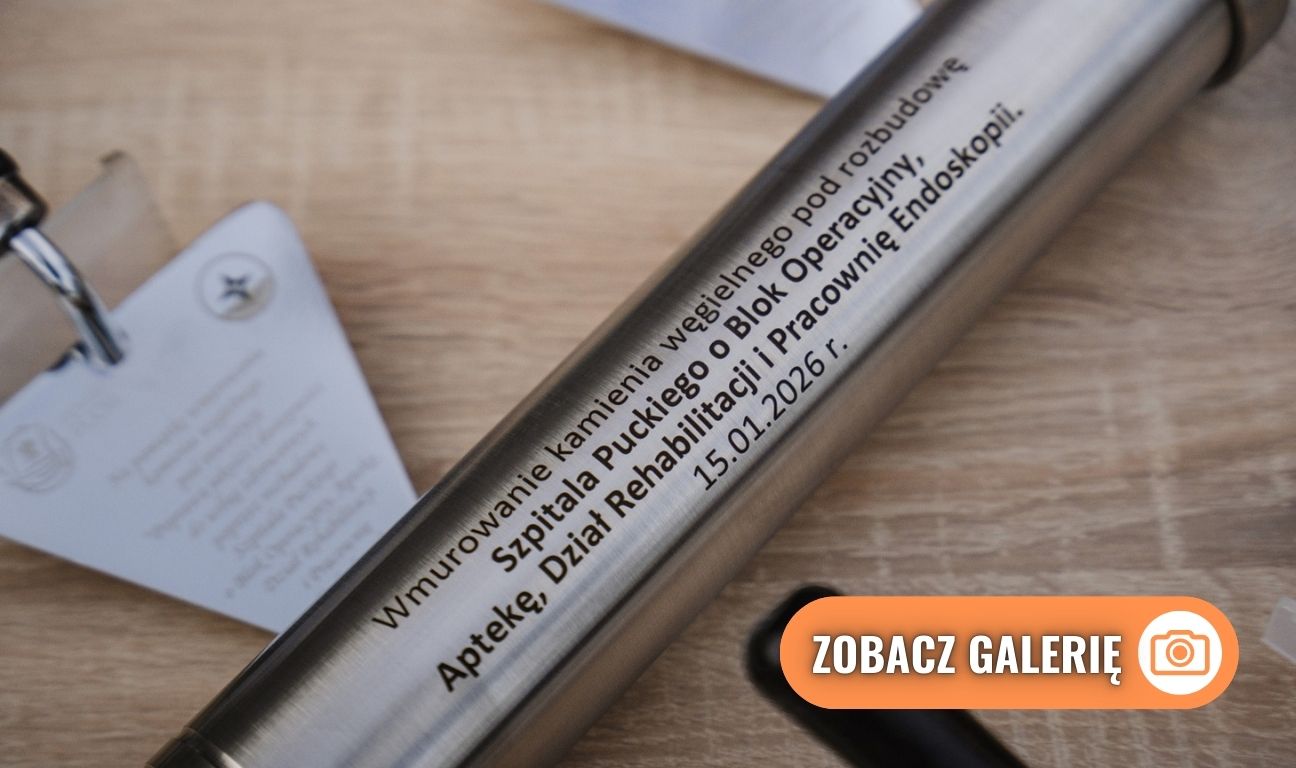 wmurowanie kamienia węgielnego pod nowy budynek Szpitala Puckiego