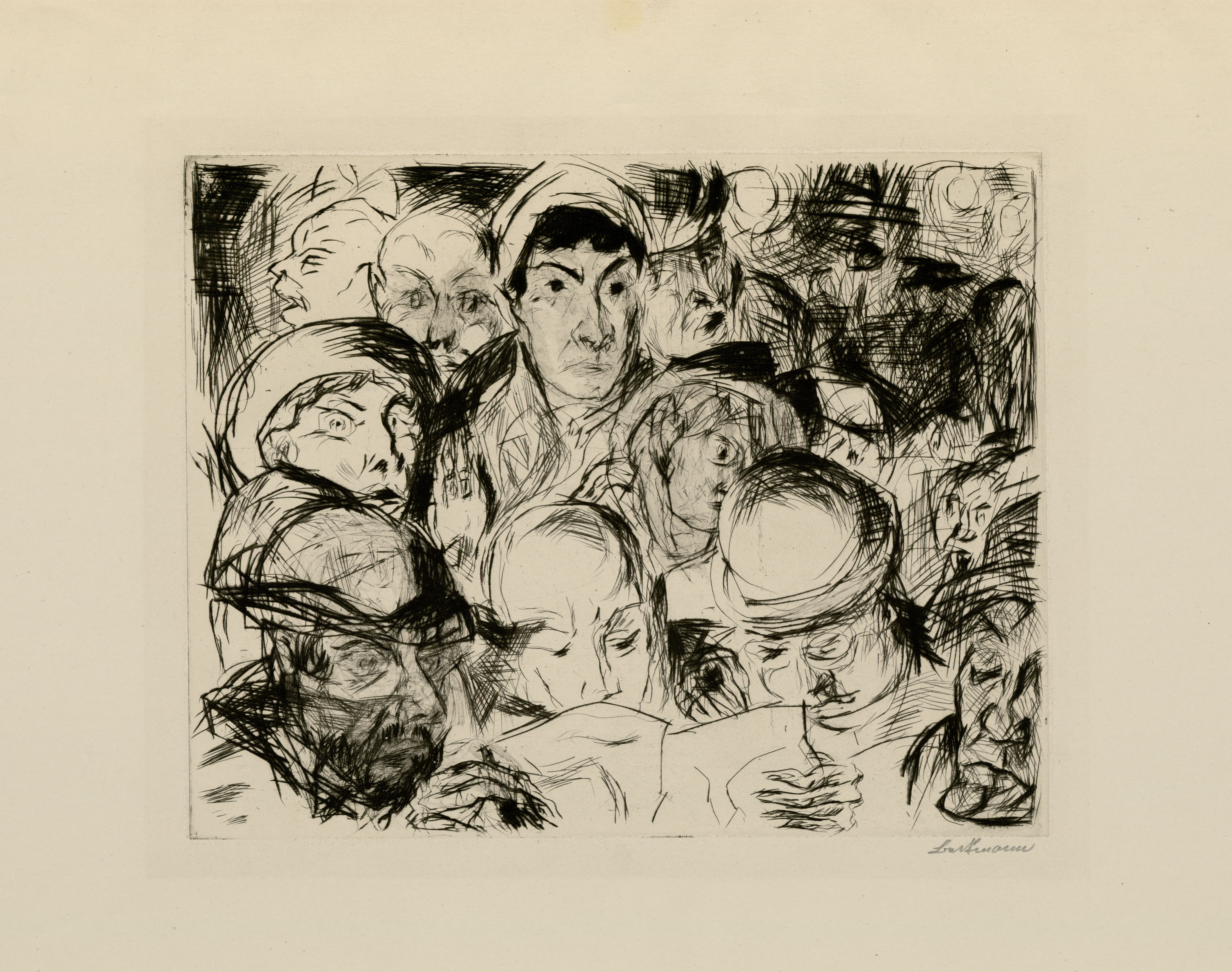 Max Beckmann, „Wypowiedzenie wojny”