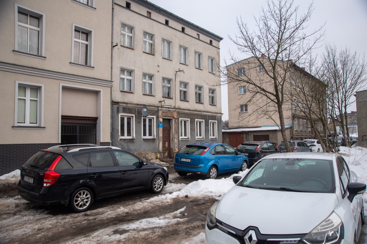 ulica Psie Pole 12, Słupsk, budynek objęty programem termomodernizacji