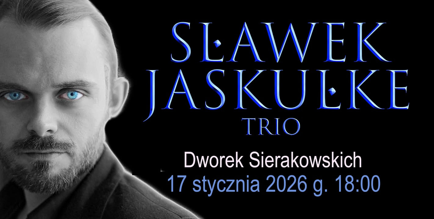 Sławek Jaskułke Trio, plakat koncertu w Sopocie
