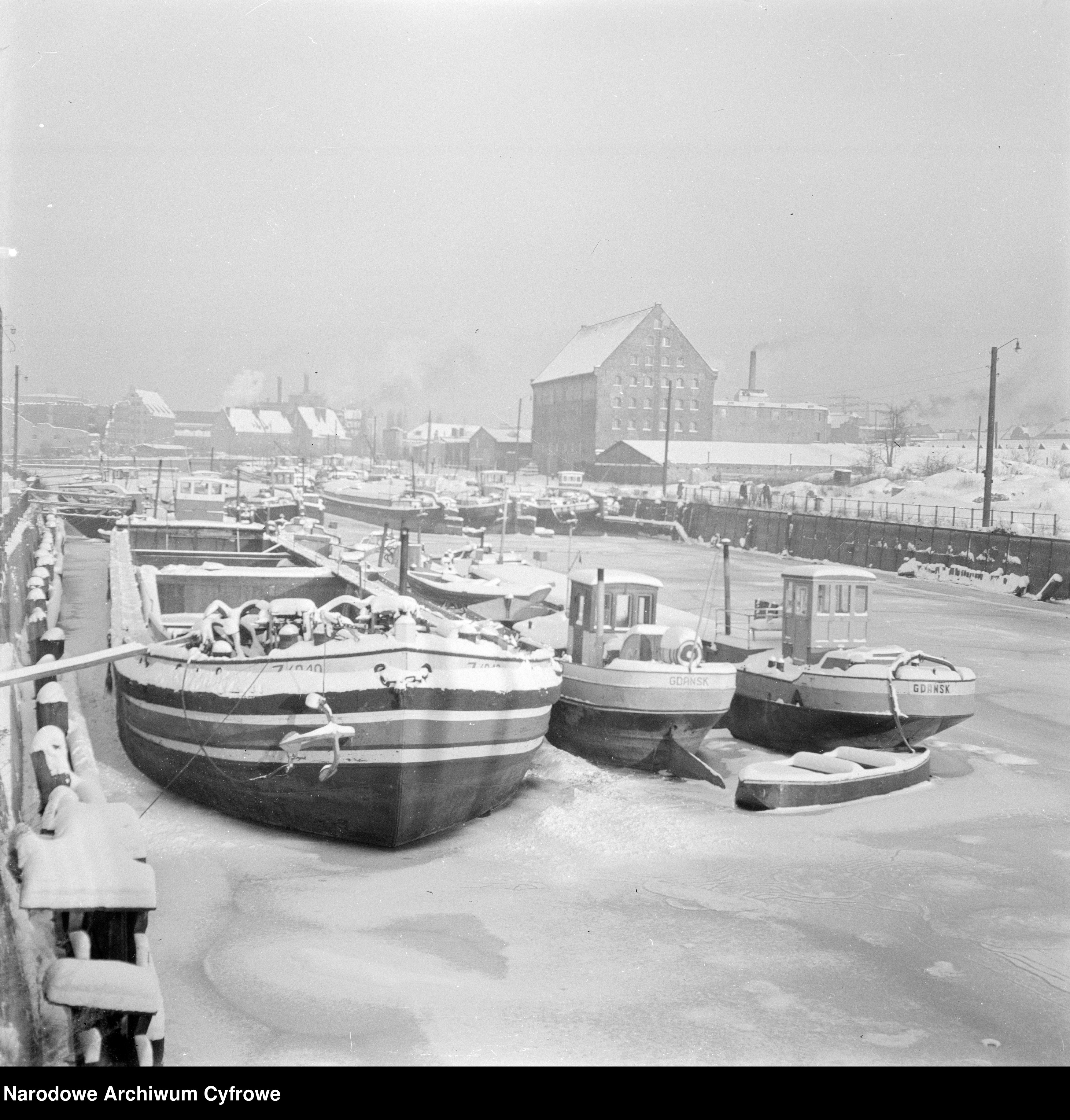 zima, Gdańsk, 1959