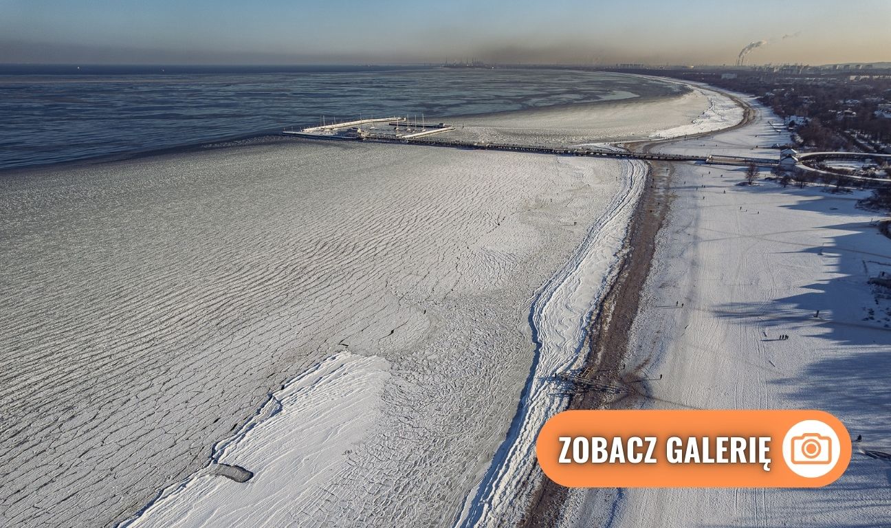 zamarznięta Zatoka Gdańska, Sopot 2026