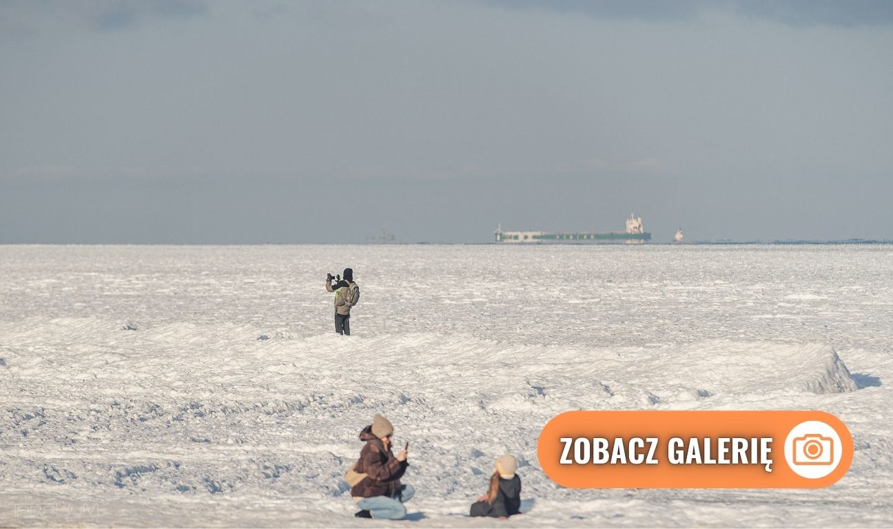 zamarznięta Zatoka Gdańska, Sopot 2026