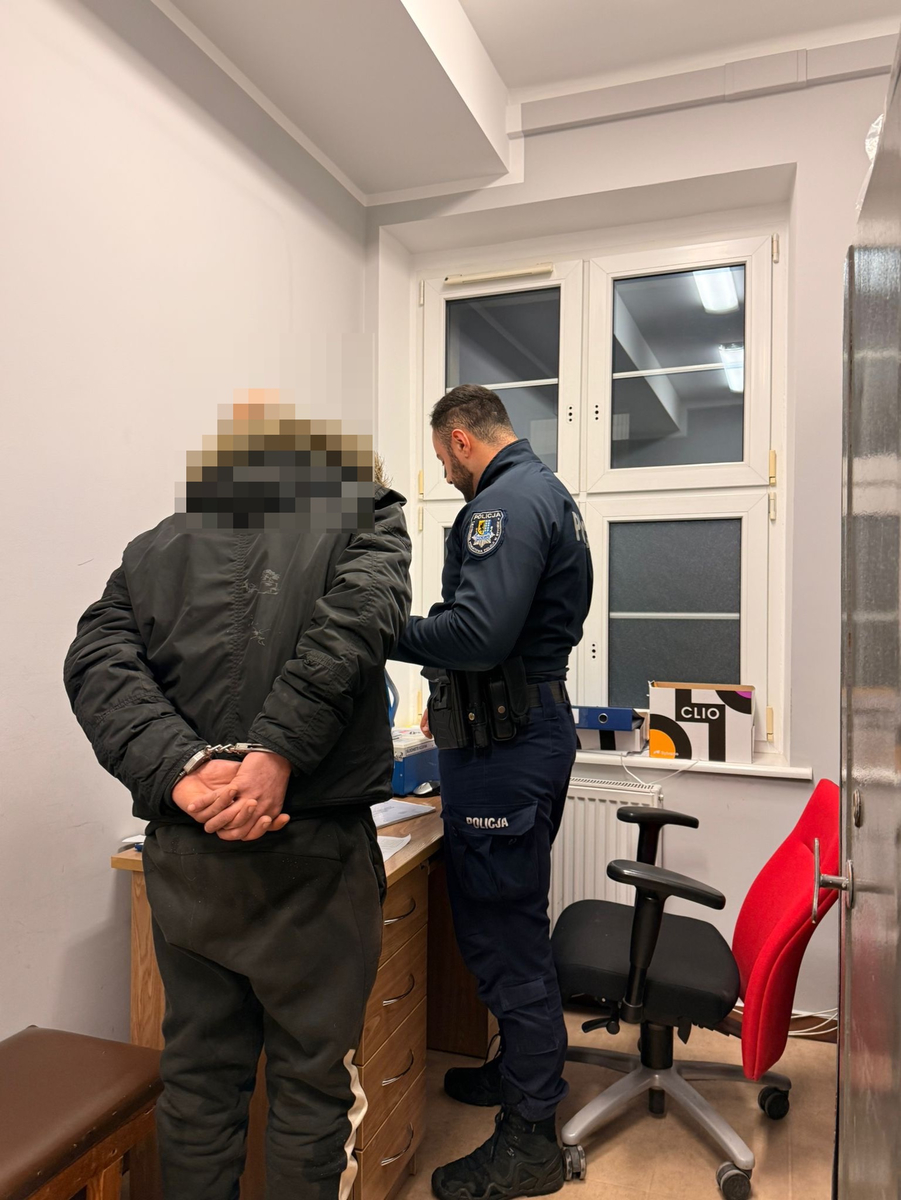 zatrzymanie pijanego kierowcy motoroweru, Bytów