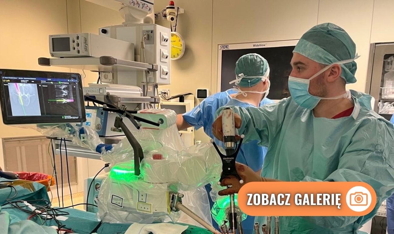 operacja kręgosłupa z wykorzystaniem systemu Mazor, Gdańsk 2026