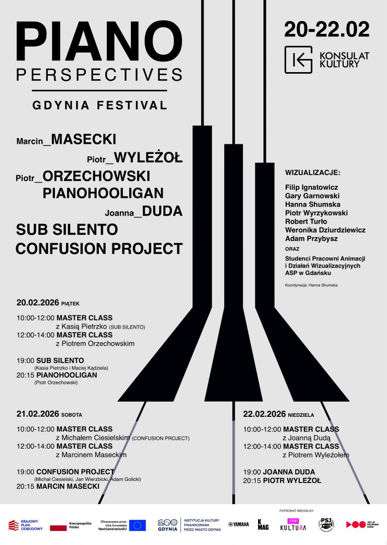 Piano Perspectives Gdynia Festival, plakat