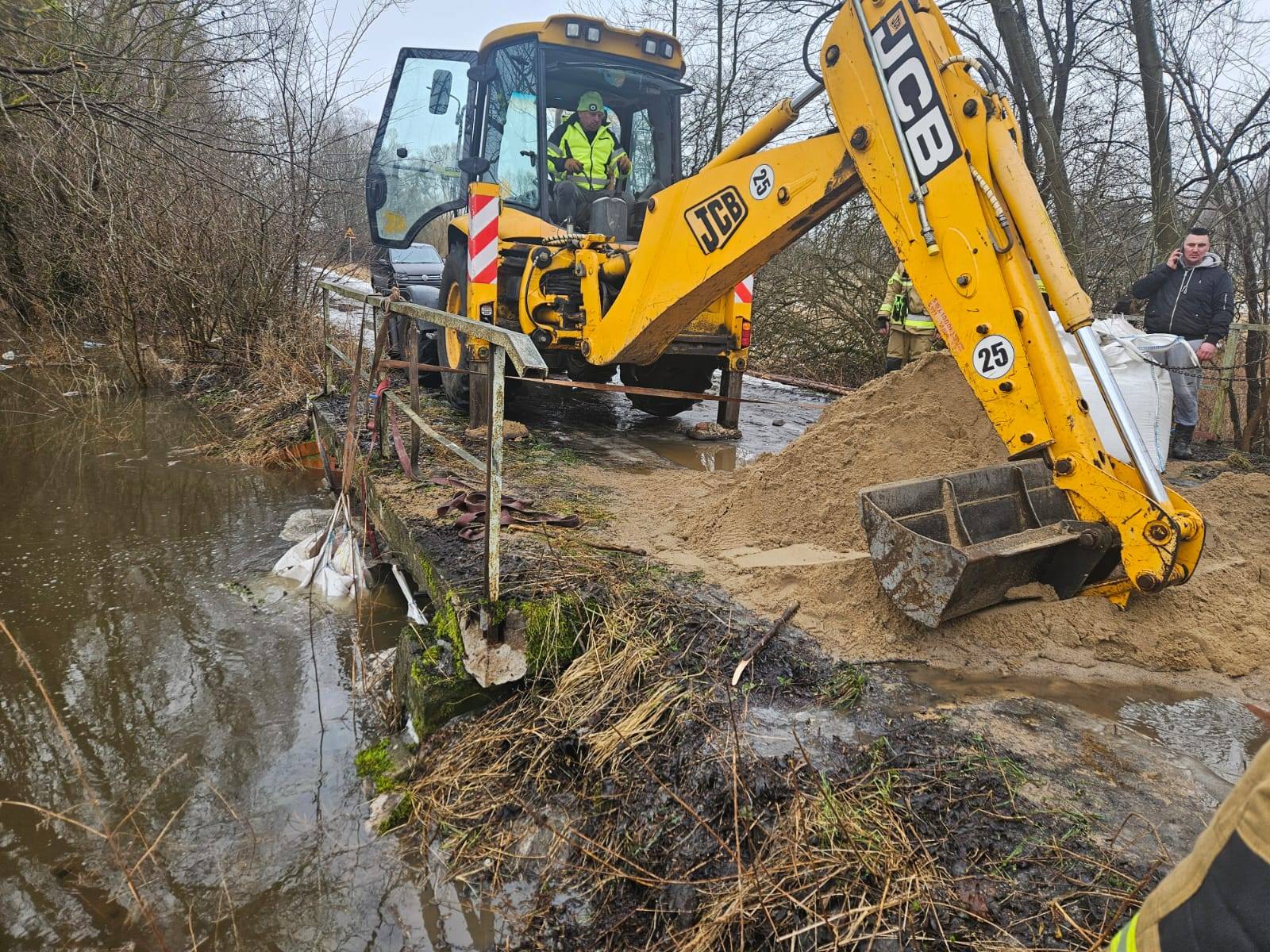 działania strażaków w powiecie człuchowskim
