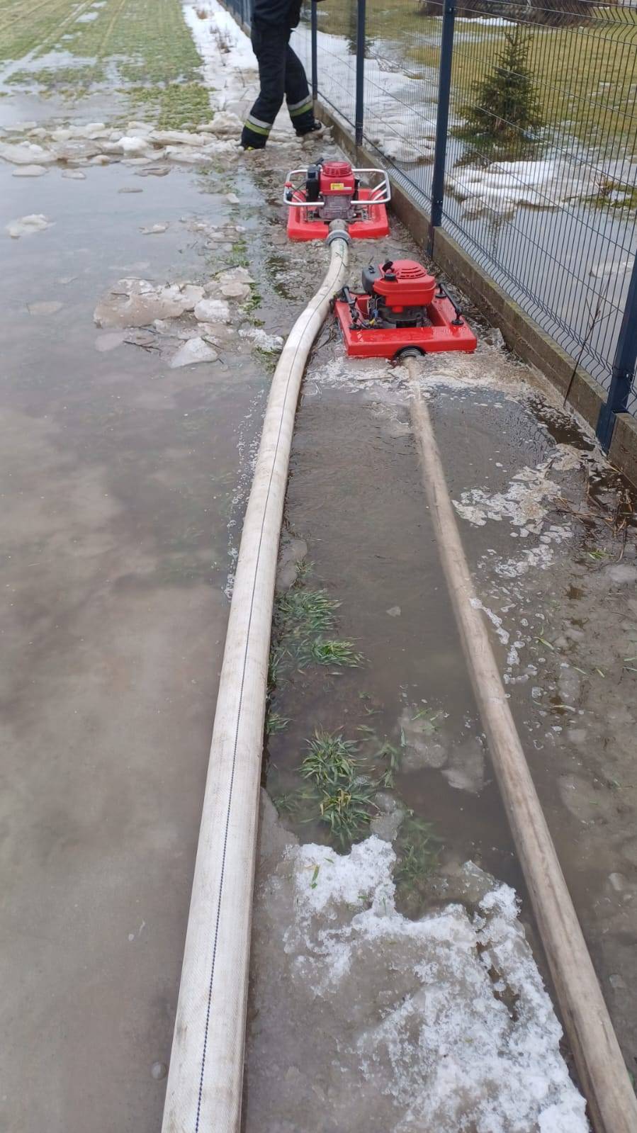 działania strażaków w powiecie człuchowskim