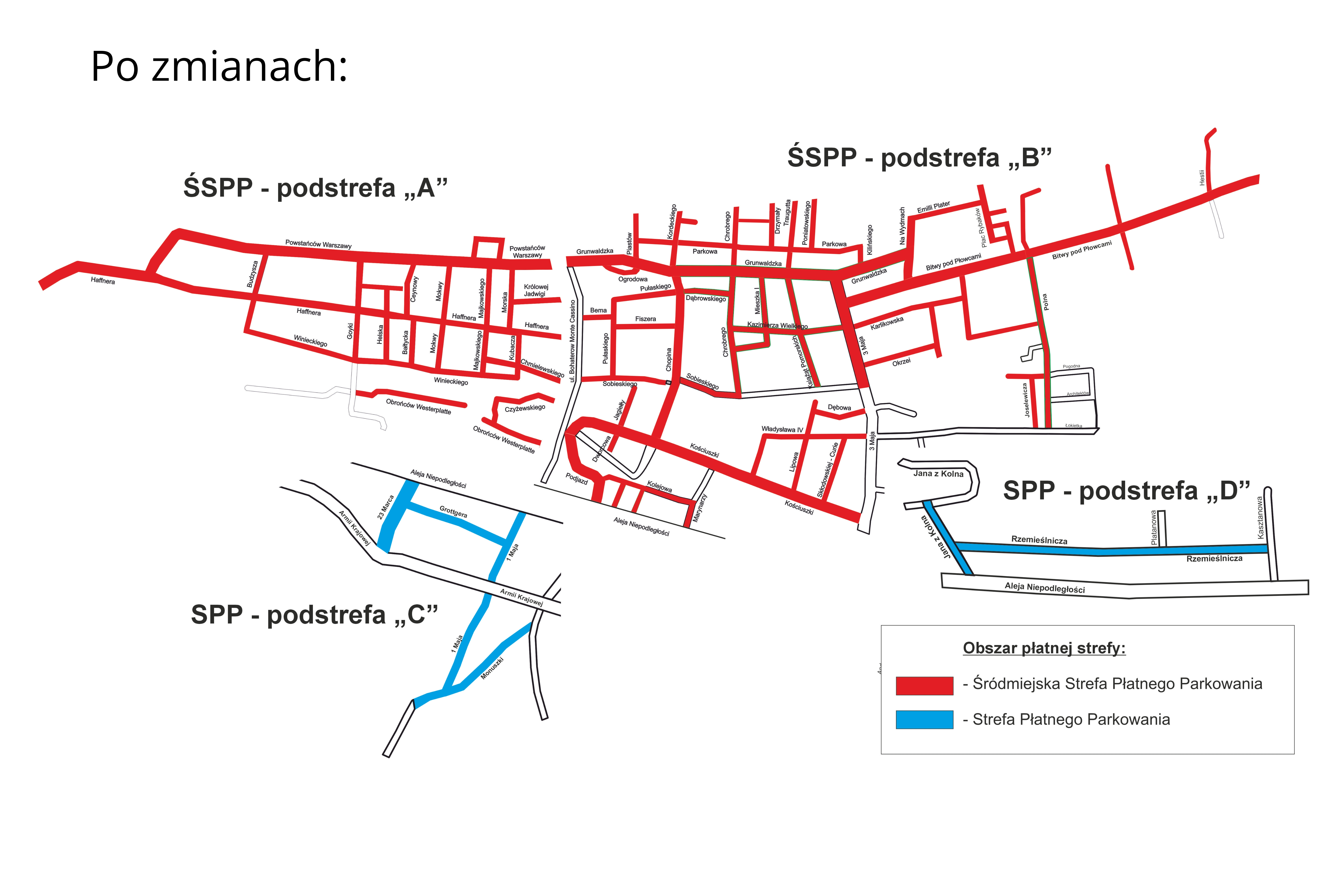 Strefy Płatnego Parkowania po zmianach, Sopot